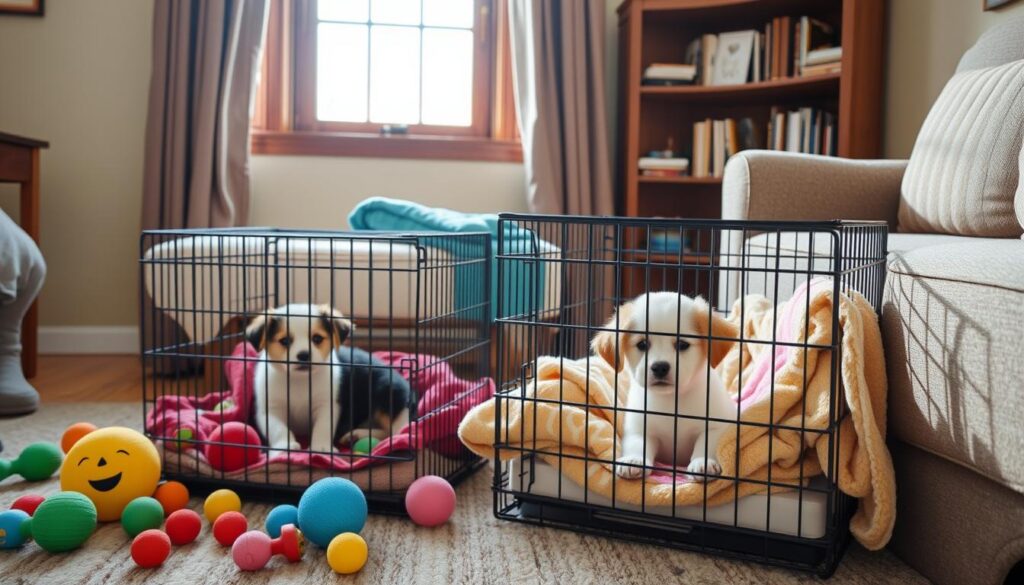 How To Crate Train Two Puppies