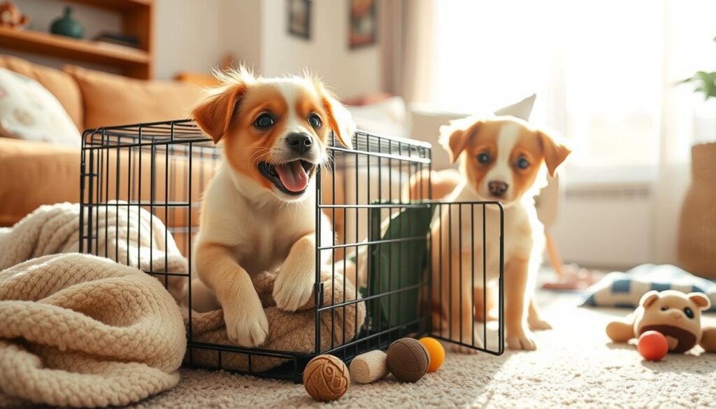 How To Crate Train Two Puppies