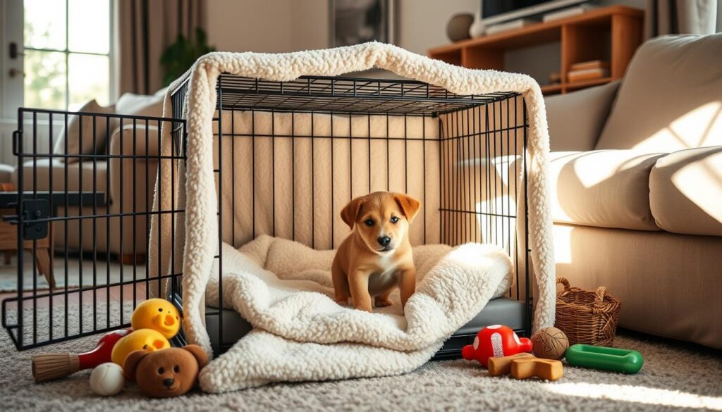 how to crate train a puppy in 3 days