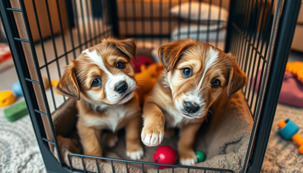 Can You Put Two Puppies in One Crate?