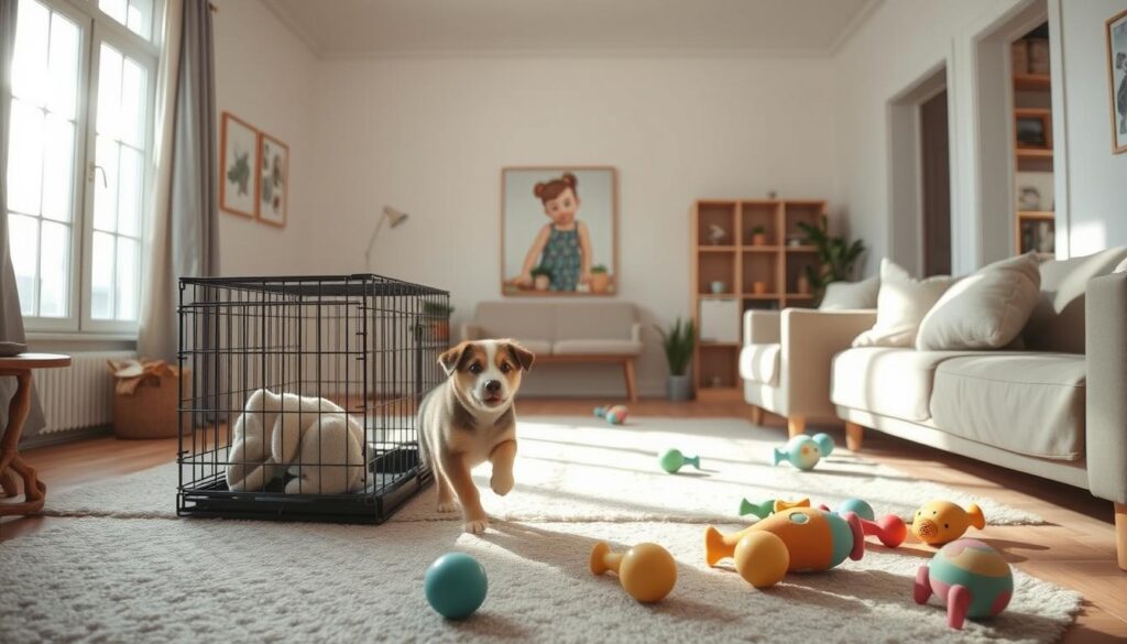 How to Housebreak a Puppy Using a Crate