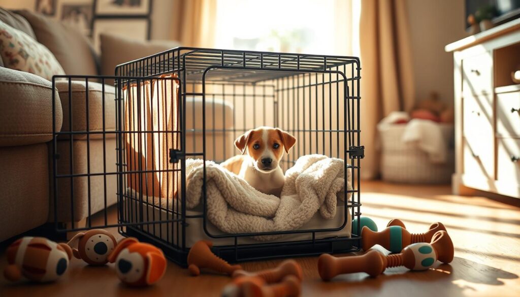 How to Housebreak a Puppy Using a Crate